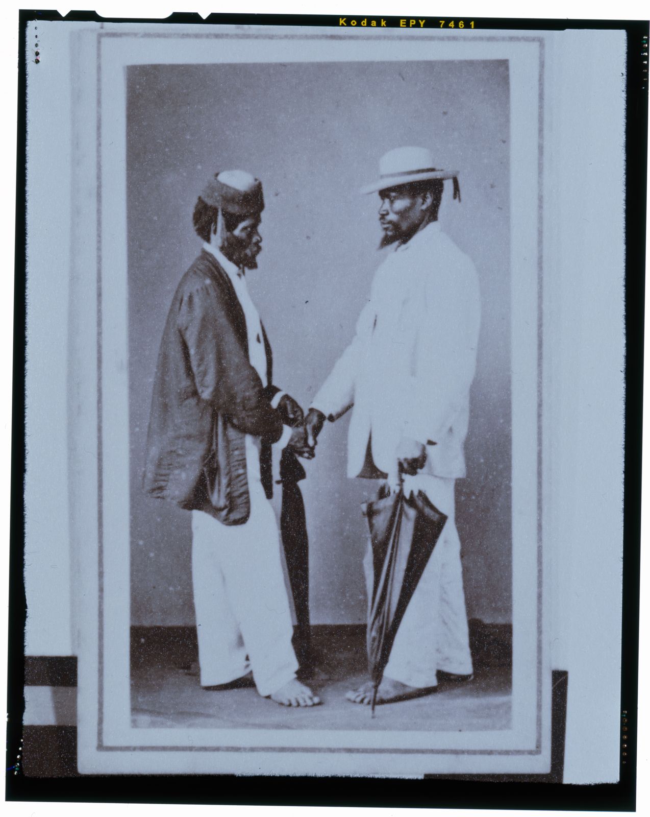 Men shaking hands, Brazil